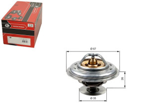Termostat Audi Vw Gates