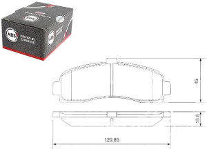 Klocki Hamulcowe Nissan Micra K11e 92-02 A.b.s.
