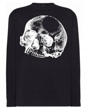 Longsleeve męski nadruk Skull CZASZKA r.XL