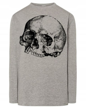 Longsleeve męski nadruk Skull CZASZKA r.XXL