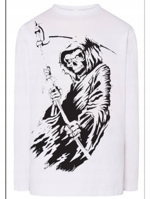 Longsleeve męski nadruk śmierć Rozm.XL