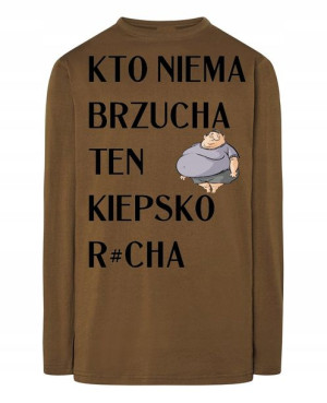 Longsleeve męski nadruk Śmieszny Rozm.XXL