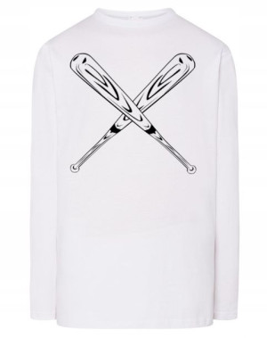 Longsleeve męski nadruk SPORT BASEBALL r.M