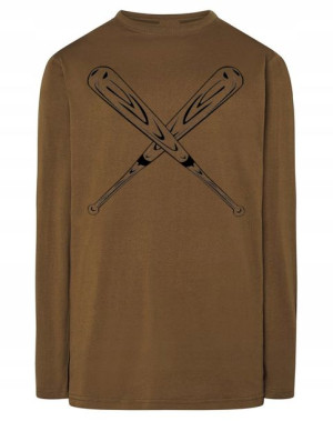 Longsleeve męski nadruk SPORT BASEBALL r.M