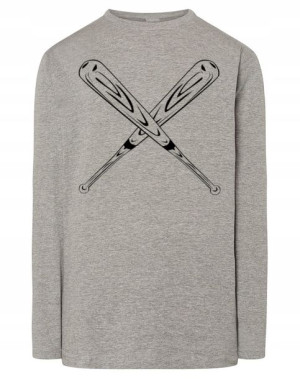 Longsleeve męski nadruk SPORT BASEBALL r.XXL