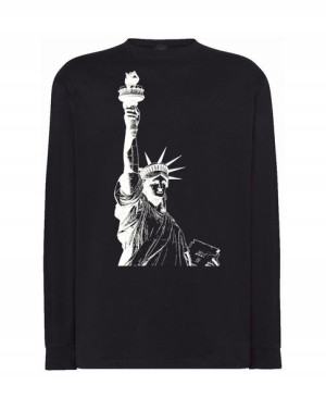 Longsleeve męski nadruk STATUA WOLNOŚCI r.4XL