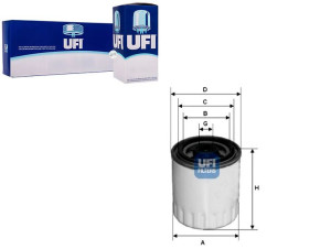 Filtr Paliwa Diesel Ufi