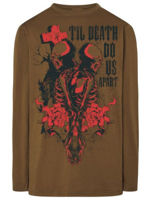Longsleeve męski nadruk Szkielety Rozm.XL