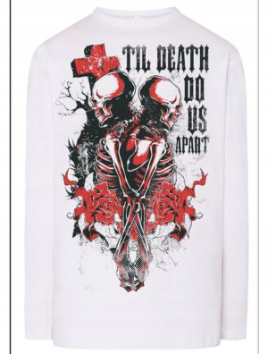 Longsleeve męski nadruk Szkielety Rozm.XS
