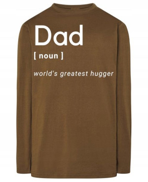 Longsleeve męski nadruk TATA PRZYTULACZ r.3XL