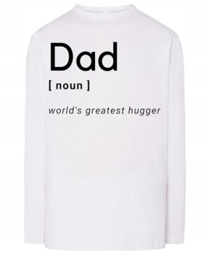 Longsleeve męski nadruk TATA PRZYTULACZ r.XL