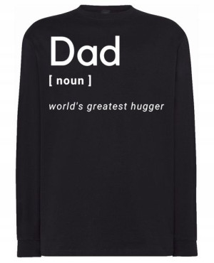 Longsleeve męski nadruk TATA PRZYTULACZ r.XL
