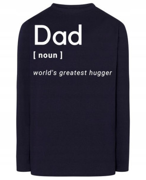 Longsleeve męski nadruk TATA PRZYTULACZ r.XL