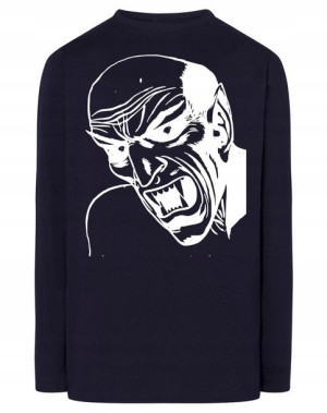 Longsleeve męski nadruk WAMPIR r.XXL