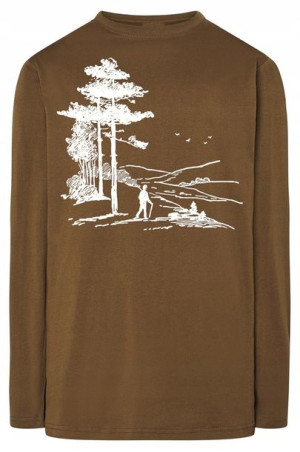 Longsleeve męski nadruk WĘDRÓWKI HIKING r.M