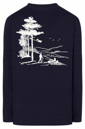 Longsleeve męski nadruk WĘDRÓWKI HIKING r.M