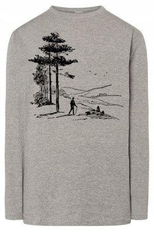 Longsleeve męski nadruk WĘDRÓWKI HIKING r.M
