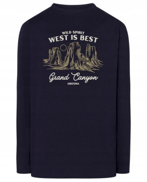 Longsleeve męski nadruk WIELKI KANION r.XL
