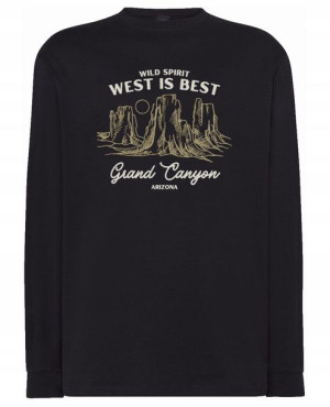 Longsleeve męski nadruk WIELKI KANION r.XS