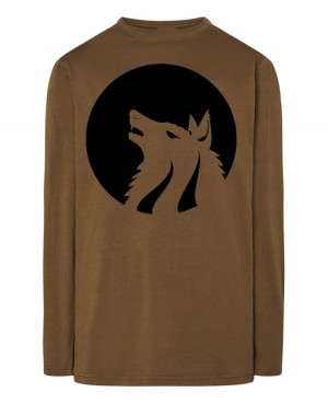 Longsleeve męski nadruk Wilk Wilkołak Rozm.3XL