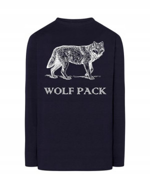 Longsleeve męski nadruk WILK Wolf Pack r.M