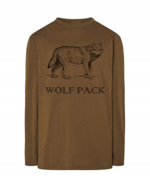 Longsleeve męski nadruk WILK Wolf Pack r.XL