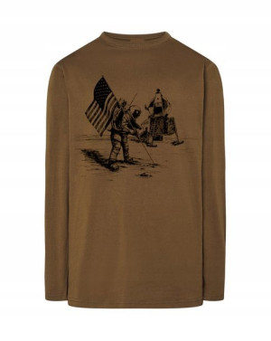 Longsleeve męski nadruk WYPRAWA APOLLO r.XL