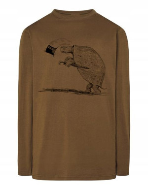 Longsleeve męski nadruk ZWIERZĘ ŻÓŁW r.3XL