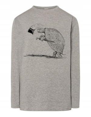 Longsleeve męski nadruk ZWIERZĘ ŻÓŁW r.5XL