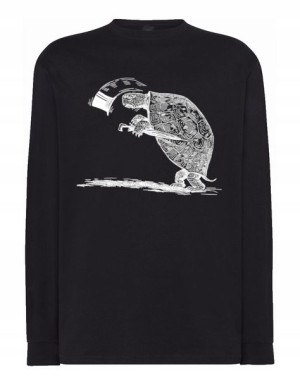 Longsleeve męski nadruk ZWIERZĘ ŻÓŁW r.5XL