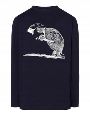 Longsleeve męski nadruk ZWIERZĘ ŻÓŁW r.S