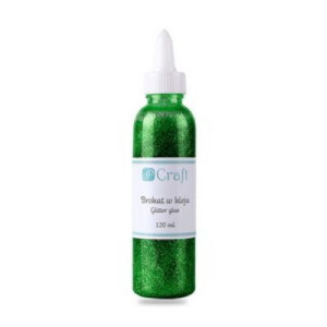 Brokat w kleju 120ml Dark Green DPBK-007 Dalprint