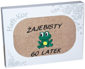 Ręcznik 70x140 Z Haftem Na Prezent 60 Urodziny