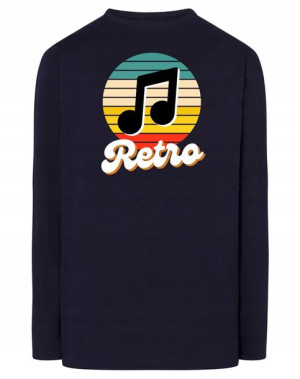 Longsleeve muzyczny nadruk NUTKA RETRO r.S