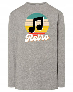 Longsleeve muzyczny nadruk NUTKA RETRO r.XS