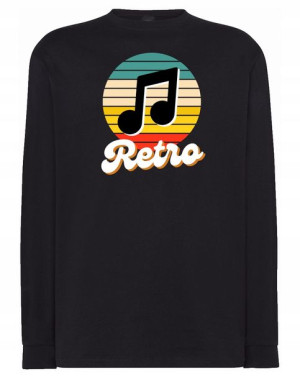 Longsleeve muzyczny nadruk NUTKA RETRO r.XXL