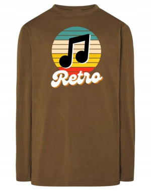 Longsleeve muzyczny nadruk NUTKA RETRO r.XXL
