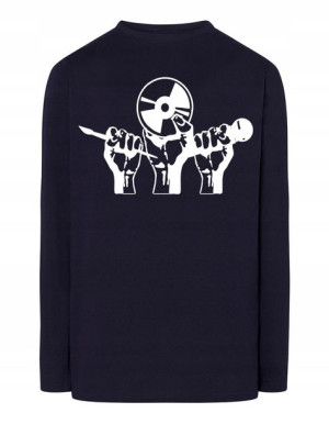 Longsleeve muzyczny nadruk Plyta Mikrofon r.L