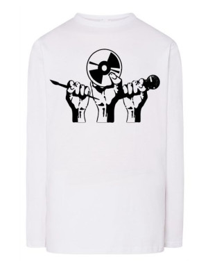 Longsleeve muzyczny nadruk Plyta Mikrofon r.XXL