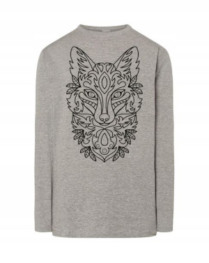 Longsleeve nadruk art line LIS LISEK r.5XL