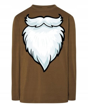 Longsleeve nadruk Broda Mikołaja Święta Rozm.3XL