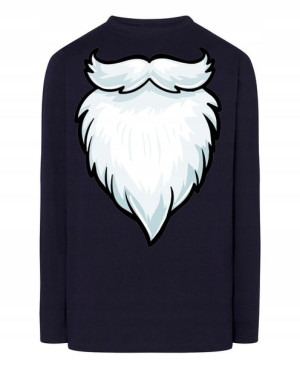 Longsleeve nadruk Broda Mikołaja Święta Rozm.3XL