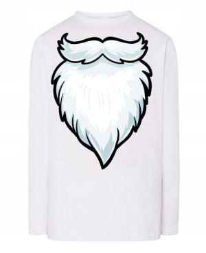 Longsleeve nadruk Broda Mikołaja Święta Rozm.4XL