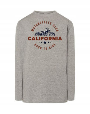 Longsleeve nadruk California Born to Ride r.S