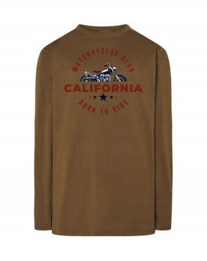 Longsleeve nadruk California Born to Ride r.S