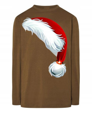 Longsleeve nadruk Czapka Mikołaja R.XL
