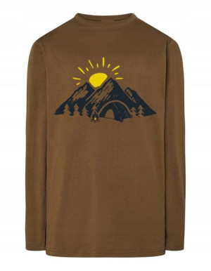 Longsleeve nadruk Kemping Góry Słońce r.L