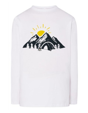 Longsleeve nadruk Kemping Góry Słońce r.XXL