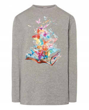 Longsleeve nadruk Kolorowe Książki R.3XL