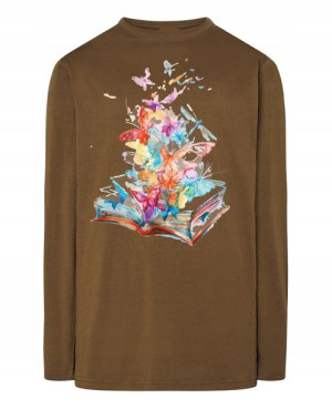 Longsleeve nadruk Kolorowe Książki R.S